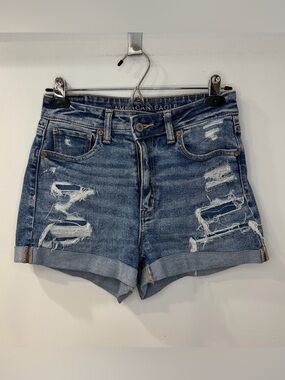 American Eagle Distressed Mom Shorts